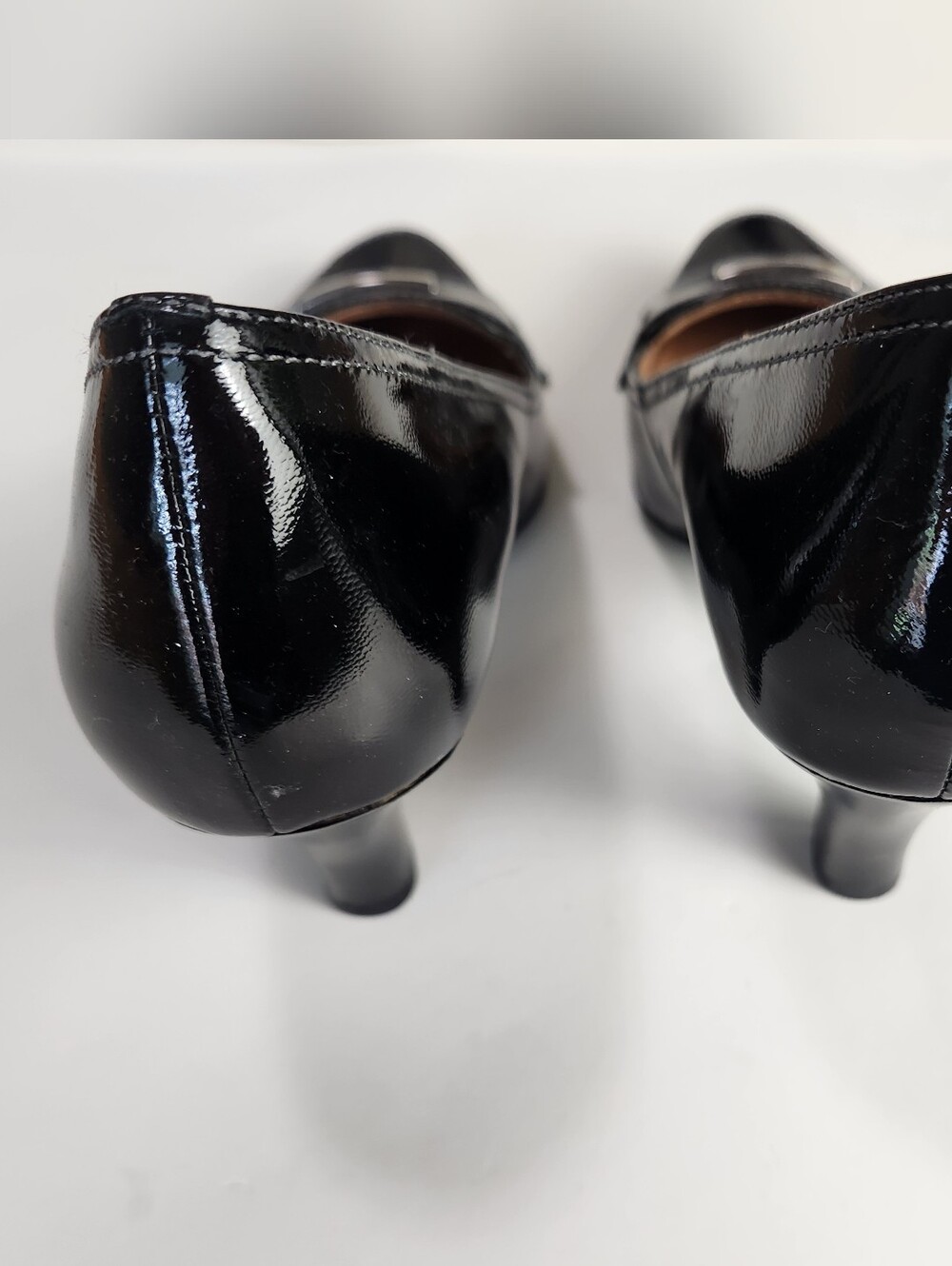 Sofft Black Patent Leather Career Pumps Size 7M - Picture 8 of 11